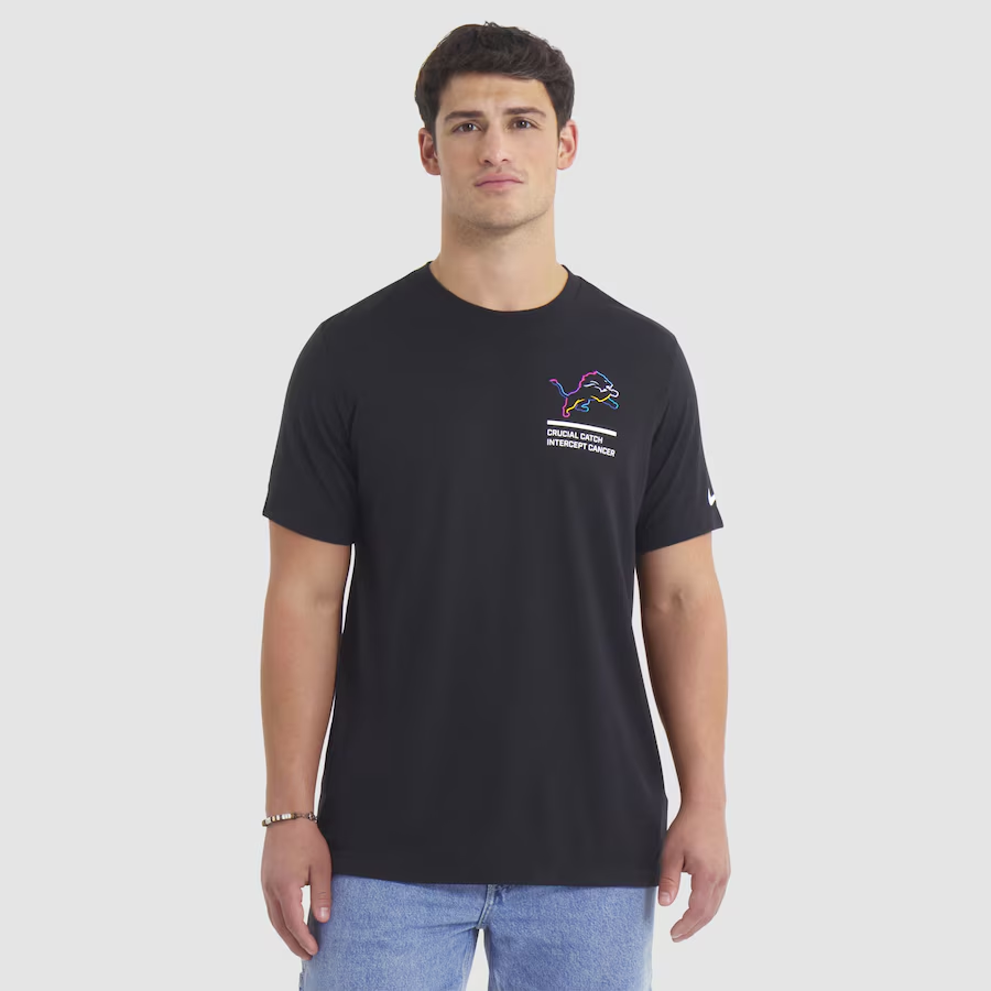 Men Detroit Lions #2 Nike NFL 2025 T shirt